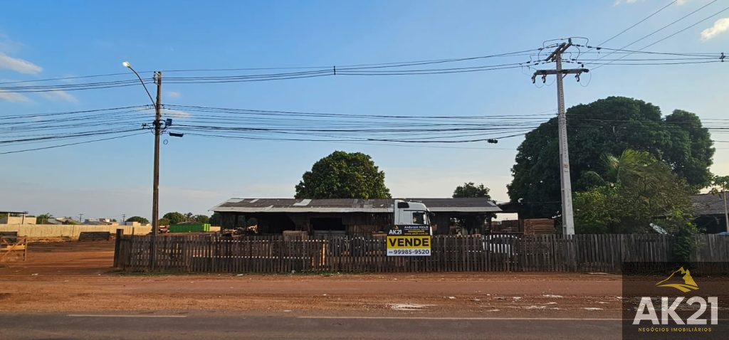 Terreno a venda frente para a MT-140 ou Rod João Adão Sheeren